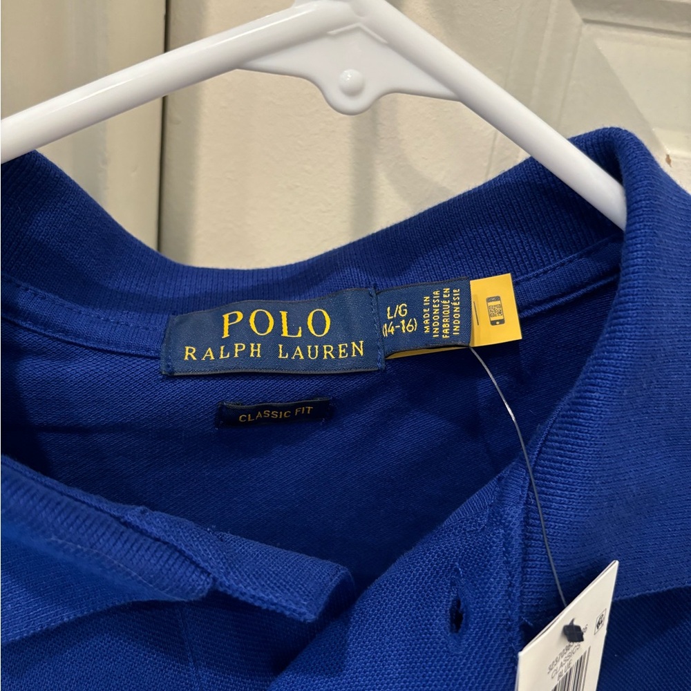Polo Ralph Lauren Boys Cotton Mesh long sleeve polo shirt